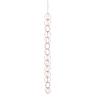 Rain Chain Ring Style Decorative Metal Gutter Rain Chain for Outdoor Garden Balconies Parks Round Ring