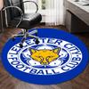 Personalized Leicester City FC Round Chair Office Rug - Perfect for Mat, Office Chair & More - Ideal Gift for Birthdays and Holidays