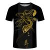 Men's T-Shirt Nezha Wukong Pattern 3D Print Tops Tees Summer Fashion Women Streetwear Oversized Unisex tshirt Men Clothes