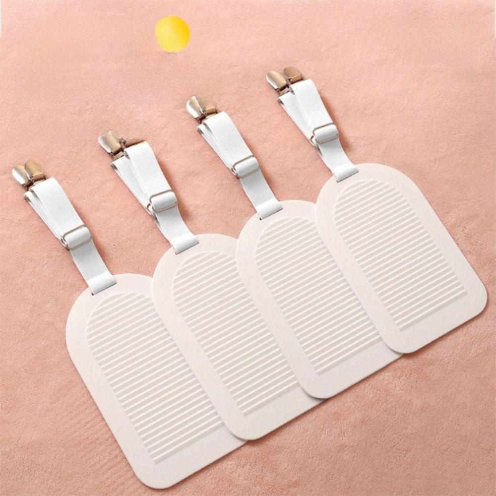 2/4Pcs Durable Adjustable Bed Sheet Holder Strap Bed Sheet Fastener  Mattress Duvet Blanket