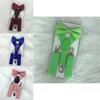 Adorable Children's Bow Tie Suspender Set With Elastic Adjustable Straps