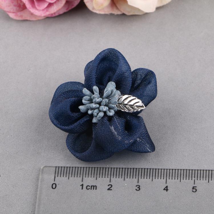 Frühlings-Haar- und Schuhblumen-Accessoires – handgefertigte Blumen aus Wolkengarn für Haarnadeln und Kleidungsdekor für Mädchen