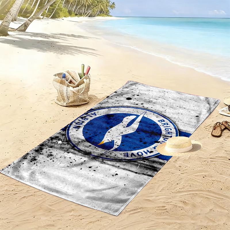 Asciugamano da Spiaggia Brighton & Hove Albion, Asciugamano Grande Morbido Asciugatura Rapida per Spiaggia Campeggio Nuoto