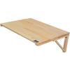 Wall Mounted Floating Folding Table Laptop Desk Home Office 31.5x23.62 In
