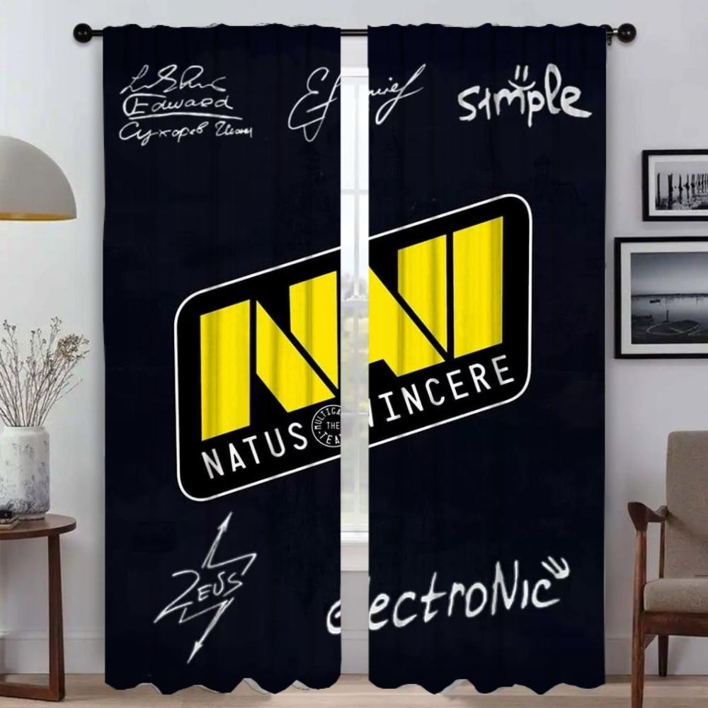 Partition Navi Natus Home Interior Curtains for Living Room Curtain Kitchen Curtains 2 Pieces Halloween Decoration Shades Blinds