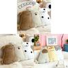 Plush Dog Bedside Pillow With Pp Cotton Filling For Kids And Teens