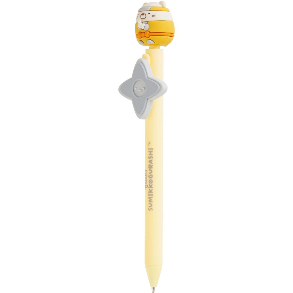 PR16604 Sumikko Gurashi Mascot Ballpoint Pen Cat "Ninja" -