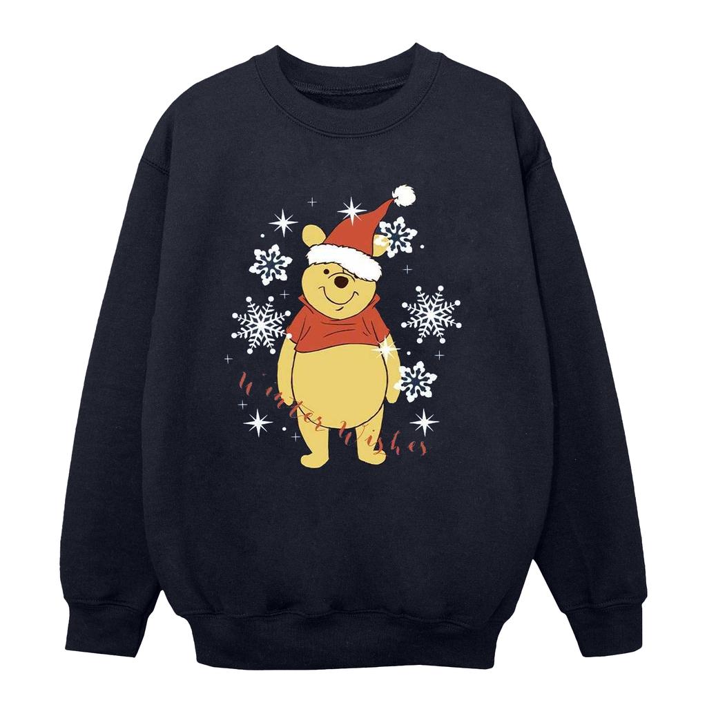 Disney Dívčí mikina Winnie The Pooh Winter Wishes
