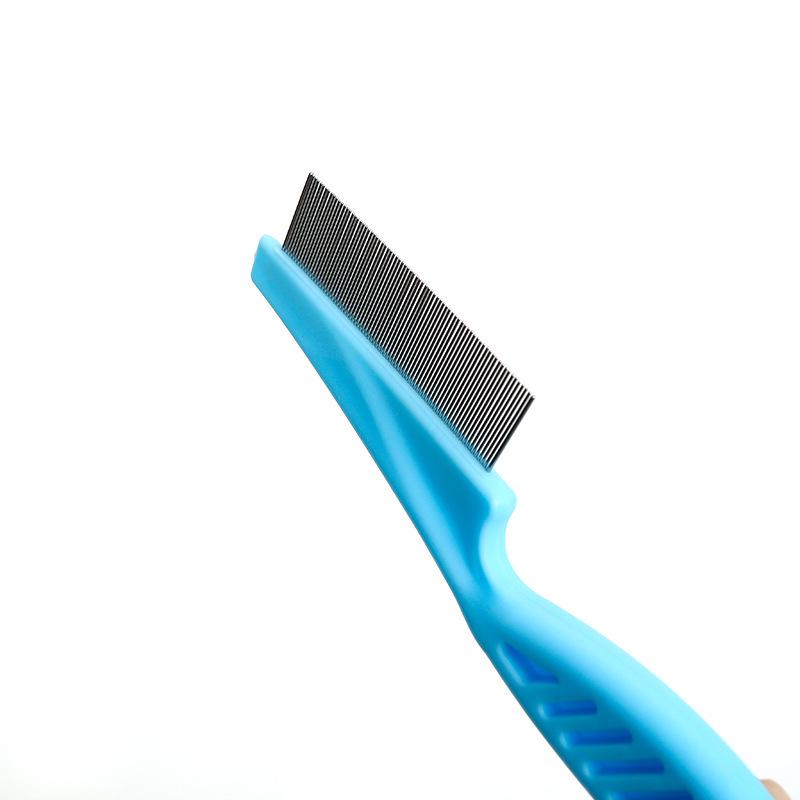 Stainless Steel Pet Flea Comb - Fine Tooth Cat & Dog Grooming Tool