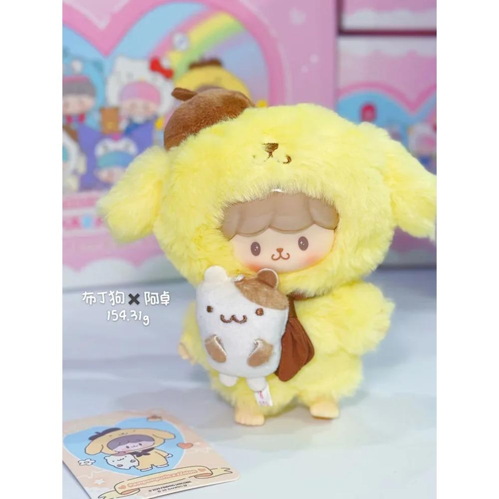 Genuine Sanrio Family Characters X ZZoton Love-league Buddies Series Vinyl Doll Blind Box Cute Hello Kitty Kuromi Melody Toy