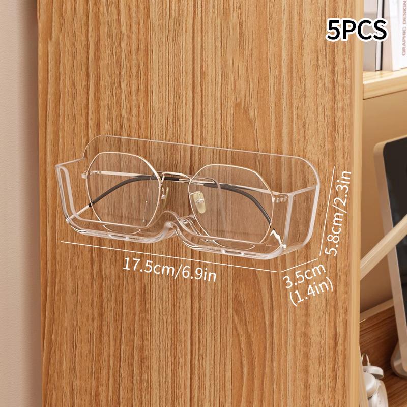 1/3/5/10pcs Glasses Holder Stand Wall Mounted Creative Glasses Sunglasses Storage Rack Sunglasses Storage Home Sunglass Dispay