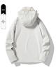 Unisex Spring/Autumn Windproof Waterproof Softshell Jacket with Detachable Hood