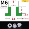 T-förmige Nylon-Dichtungsscheibe M3-M35 Gewinde Isolierabstandshalter