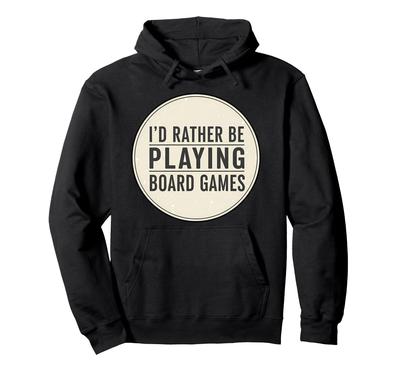 Préfère Être Joueur de Jeu de Société Amoureux Fan Tabletop Minimaliste Sweat à Capuche Je