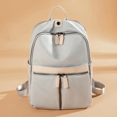Modischer, Schlichter und Trendiger Rucksack für Damen, Rucksack aus Oxford-Gewebe für Frühling und Sommer, Reise-Tasche mit großem Fassungsvermögen