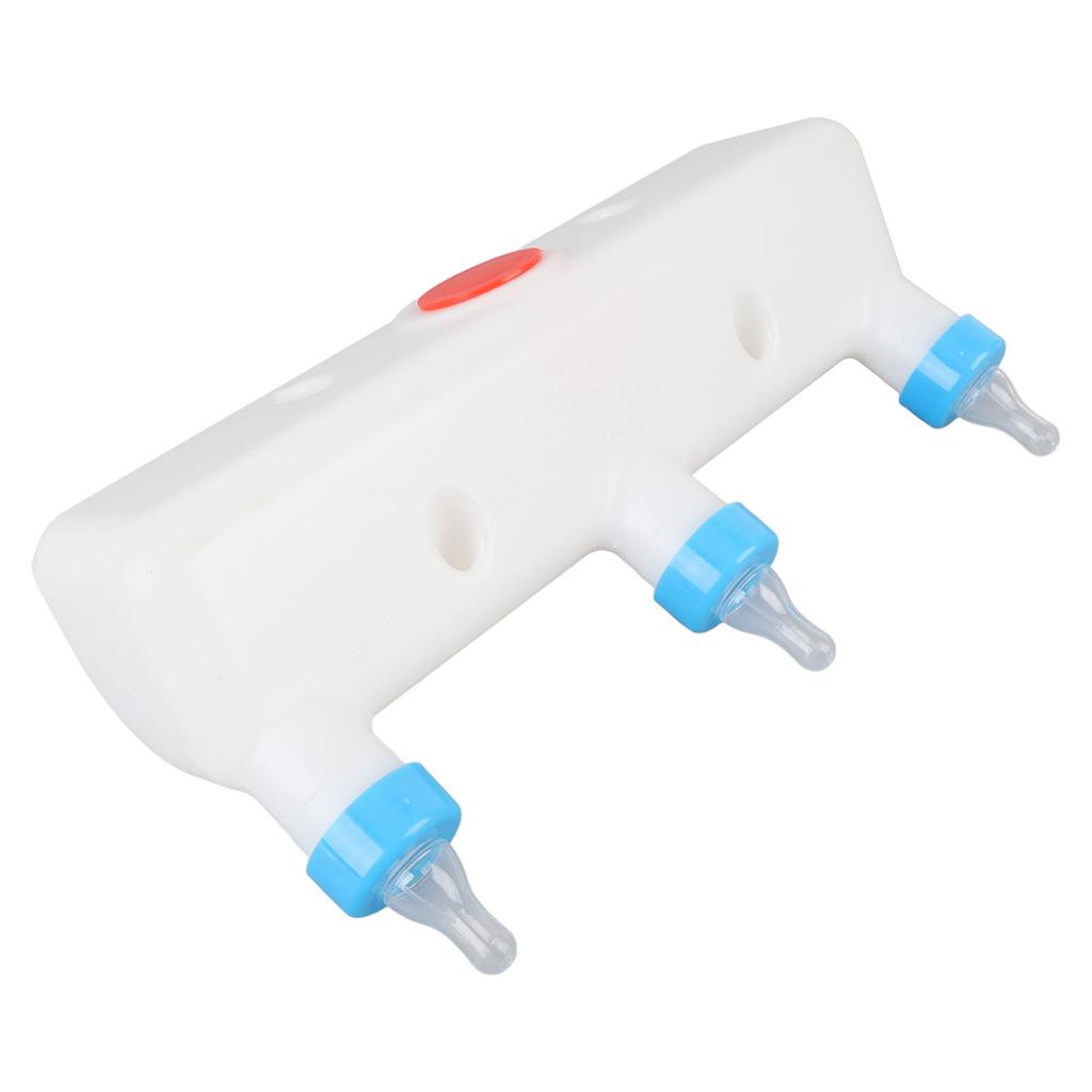 Lämmerfutter mit 3 Saugern Tieraufzucht Ferkelfütterungsgerät Bauernhof Tränkeausrüstung für Kleine