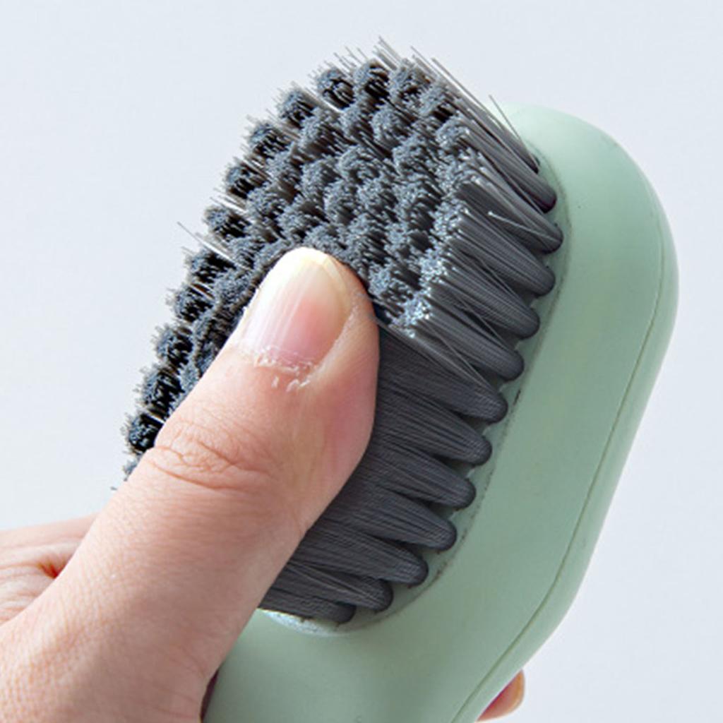 Liquid Shoe Clning Brush Multifunctional   Handle Soft   Laundry Scrub Brush Automatic Liquid Adding Brush for Bathroom