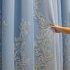 Luxury New European Style Curtains for Living Room Bedroom Double Layer Tulle Gauze Extravagance Embroidered Window Screens
