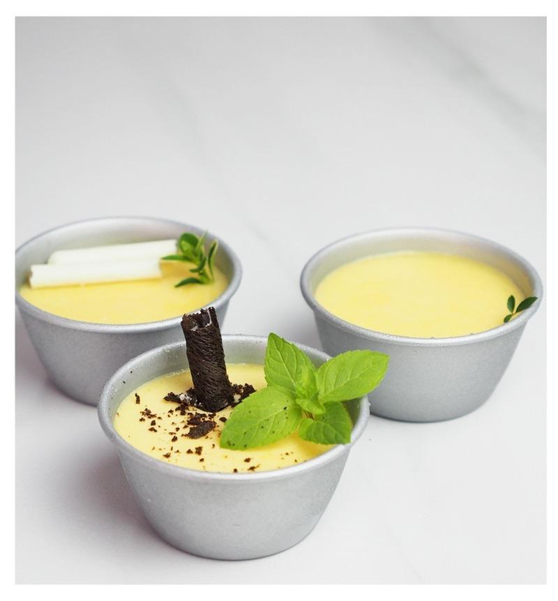 5PC Mini Cup Baking Cups, Cupcake Cake Mold, Muffin Tart Pans, Pudding Molds, Pan Tins, Tin Aluminum, Round Holder, Mousse