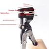 Manual Sheet Metal Round Hole Punch Tool for Advertising, Aluminum Edge, and Stainless Steel.