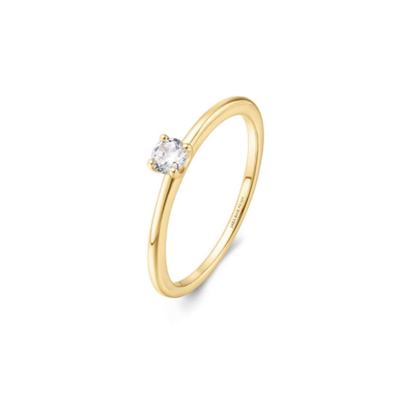 ANIA HAIE Classic Slim Stacking 925 Silver Ring R064-01G