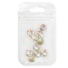 10pcs 3D Nail Charms Pointed Bottom Nail Rhinestones for Nail Decoration Nails Art Projects Embellishments Crafts