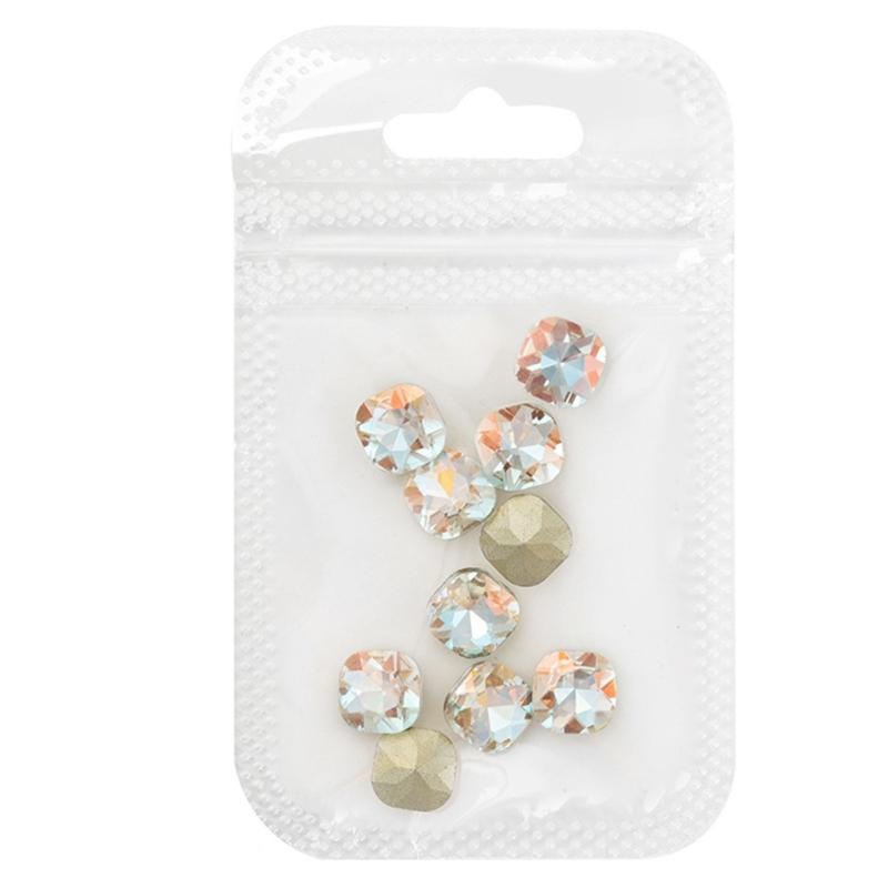 10pcs 3D Nail Charms Pointed Bottom Nail Rhinestones for Nail Decoration Nails Art Projects Embellishments Crafts