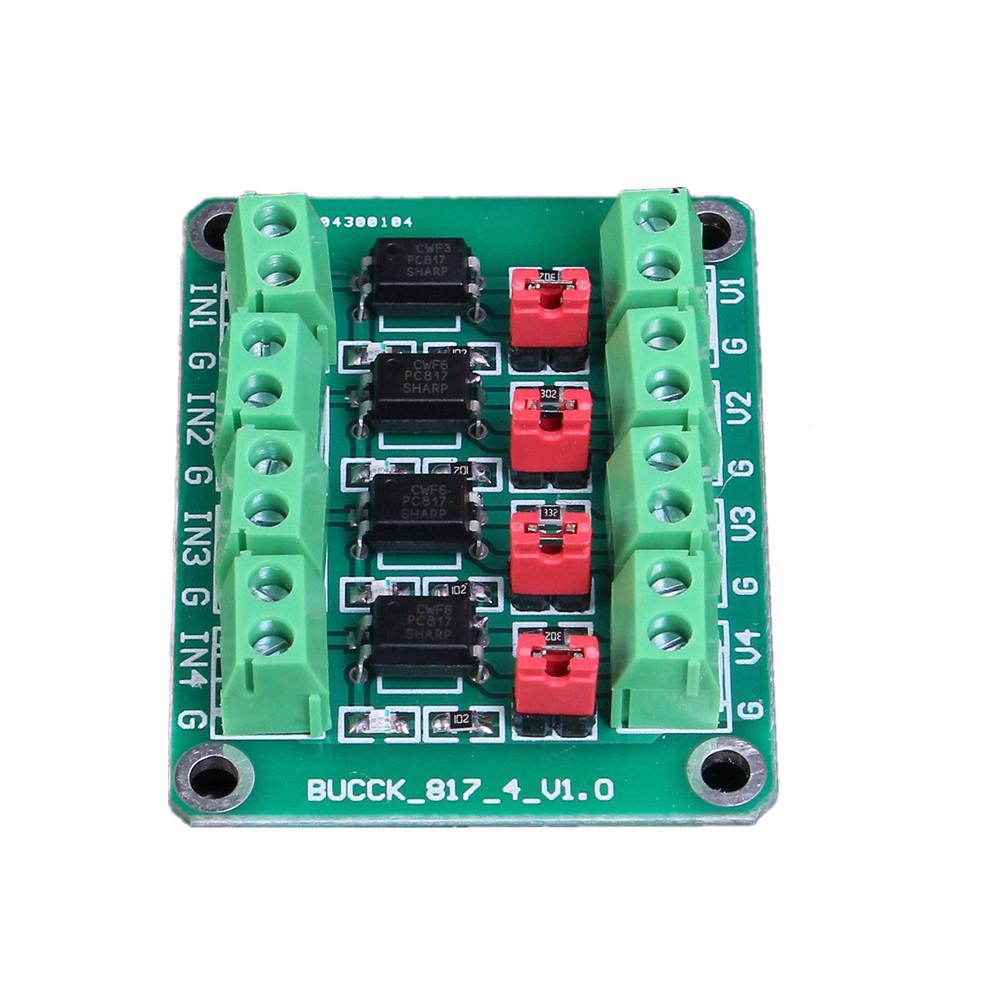 PC817 4-Channel Optocoupler Isolation Module Voltage Converter MoHFCA