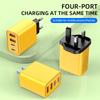 Dual Fast Charging Head Fast 3 High-Speed Cable (Type-C/Usb-A 6A High Current) for Cell Phone Tablet