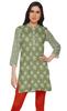 Moomaya Printed Side Slit Short Kurta Tunic For Women Summer Wear Ladies