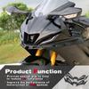 For YAMAHA YZF-R3 YZF-R25 2019-2023 Aerodynamic Motorcycle Front Fairing Winglets Cover Carbon Fiber Protection Guards 2020 2022