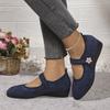Damen Frühling Neue Mode Ethnische Stil Stickerei Schuhe Atmungsaktiv Keilabsatz Weiche Sohle Rutschfest Lässig Stoffschuhe Damen