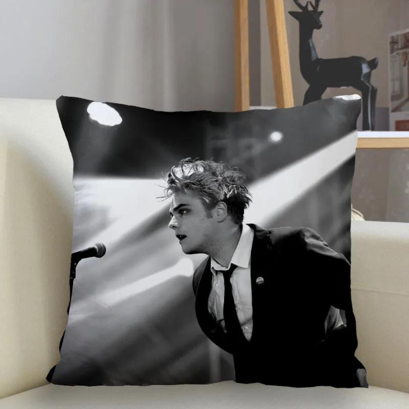 Musife New Custom Gerard Way Pillowcase Sofa Decorative Cushion Cover Pillowcase Home Decor Drop Shipping Wholesale
