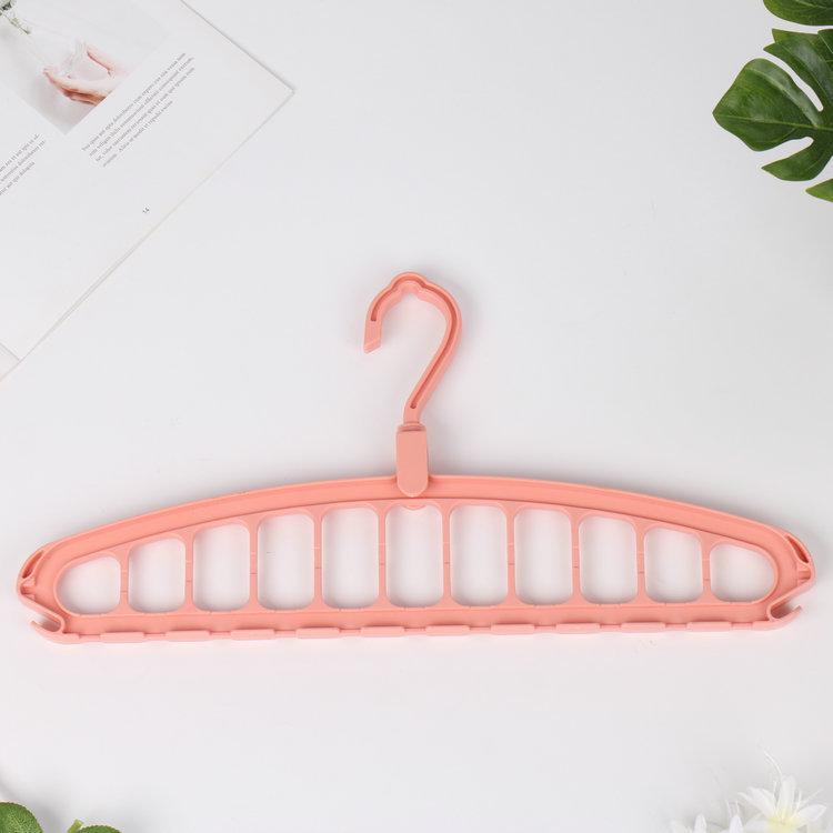 11-Hole Non-Slip Magic Folding Rotating Clothes Hanger for Dorms and Homes