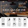 E-ACE B43 Car DVR Dash Camera Mini 2 Inch Dual Lens 1080P+1080P Night Vision Sony IMX323 Sensor Dash Cam Video Recorder Dashcam