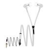 3.5mm In-Ear Zip Zipper STEREO Hands Free Headphones Headset +Mic Earphones Cool