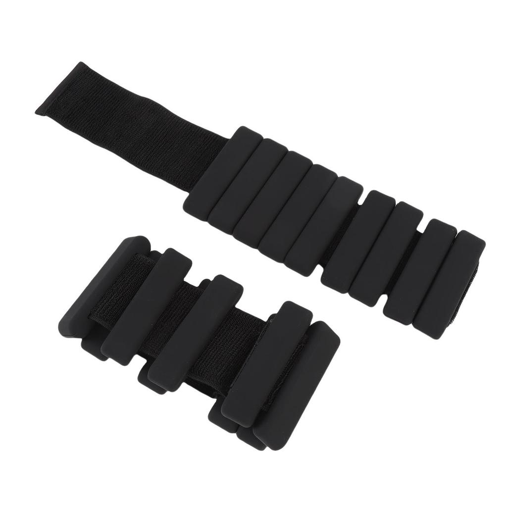 2PCS Wrist Ankle Weights for Women Men 2LB Silicone Adjustable Wrist Weighted Bracelet for Home Gym Workout Running