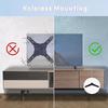 New Universal TV Base Stand Legs With Screws Black TV Stand Base Mount Tabletop Adjustable Hardware Bedroom