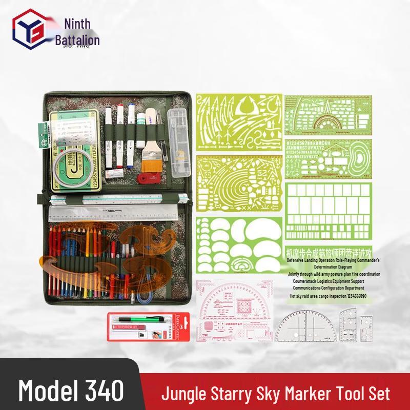 Nine Camp Topography Mapping Tool Set One Size