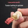 Newcomer Discount: Large Particle Rubber Band Red Worm Clip Fishing Bait Tool