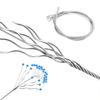 Structure 7x19, 304 Stainlessss Steel Non-rotating Wire Rope, Useds for Cranes and Slings, Diameter 1.5-3.0 Mm.