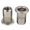 Rivet Nut Insert Stainless Steel Thread 50Pcs Flat Head Insert M6-M10 Nut