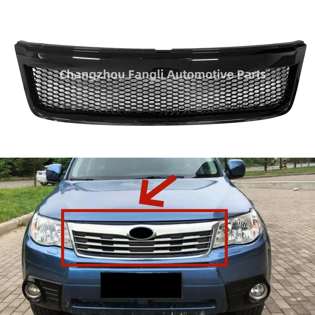 2009-2013 Subaru Forester Black ABS Honeycomb Grille Modification