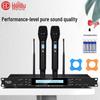 HuiDu U8801/8802 Pro Dual Wireless Microphone with Adjustable Frequency for Conferences