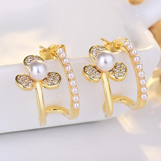 

Женские серьги полированные мини-декоративные