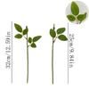 10pcs Artificial Green Flower Stem DIY Floral Material Craft Material Handmade Wire Stem Accessoies for Wedding Home Decor