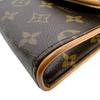 LOUIS VUITTON Monogram Florentine Waist bag Pochette Monogram canvas Brown Used