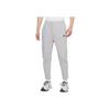 Nike Solid Logo Print Elastic Waist Straight-Leg Knit Sweatpants Men Bottoms Grey DM6622-012