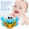 Adorable Red Plastic Cartoon Crab Baby Bath Toy With Music And Bubble Fun Machine