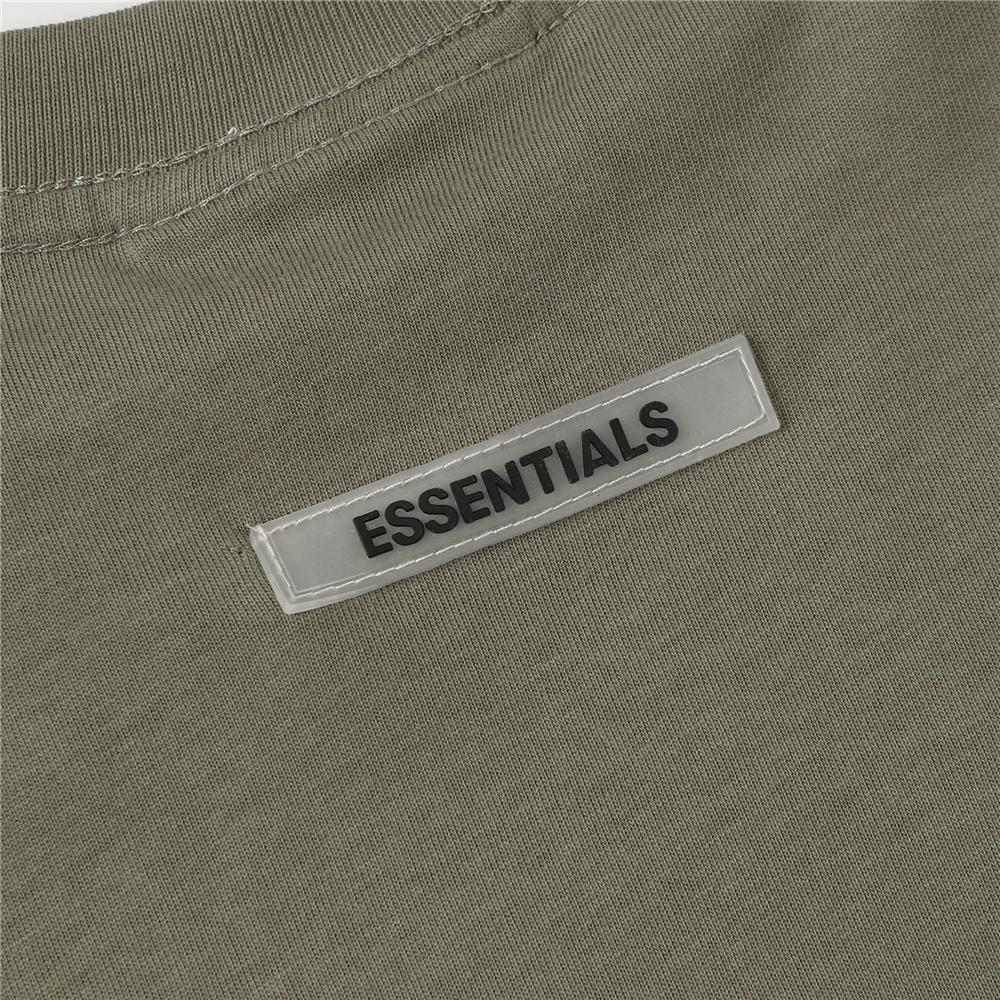 Essentials T Shirt for Men's Pressed Glue Letters Loose Round Neck High Street Fashion Men and Women Short Sleeves T-shirts